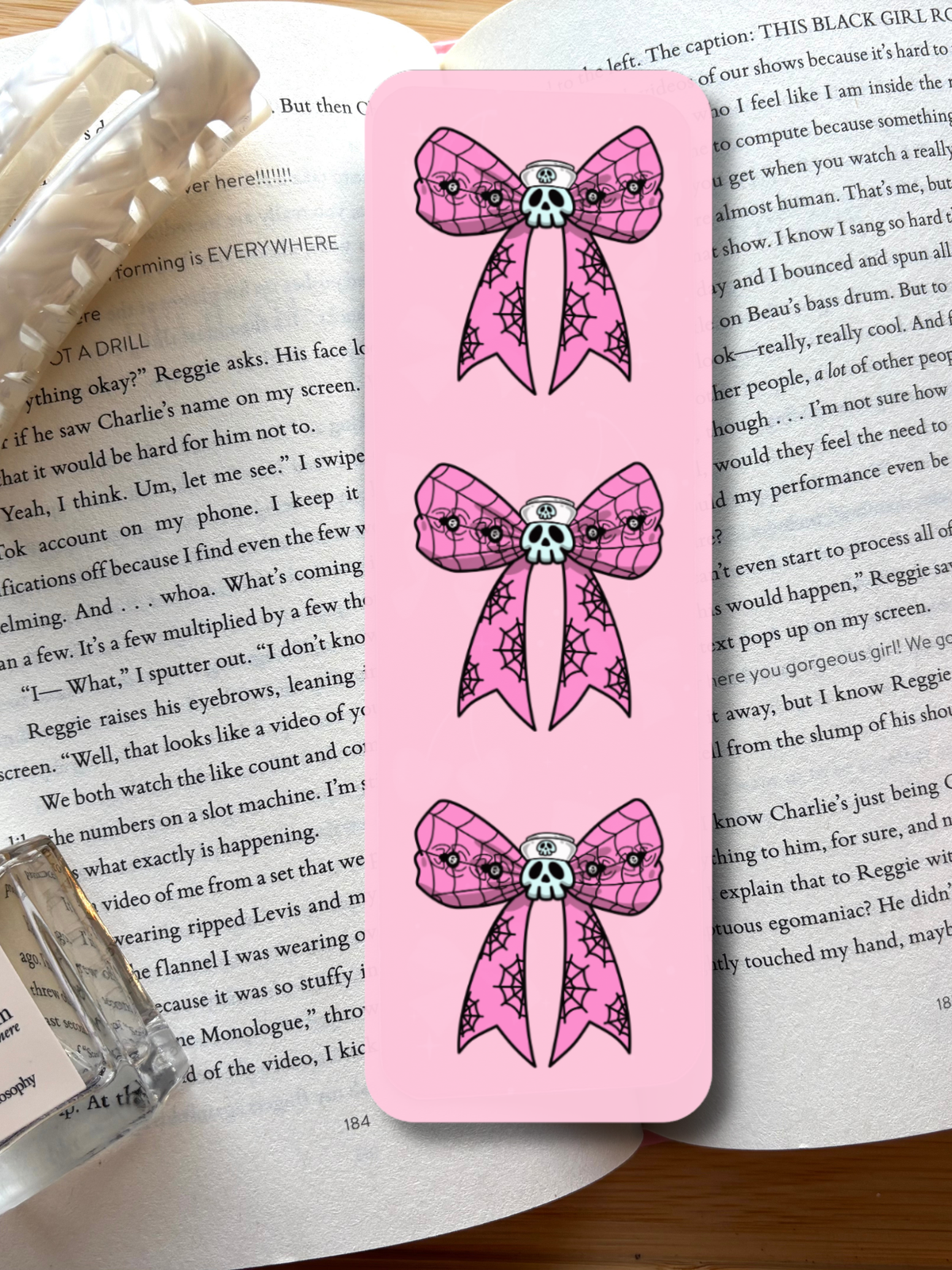Bow Skeleton Bookmark