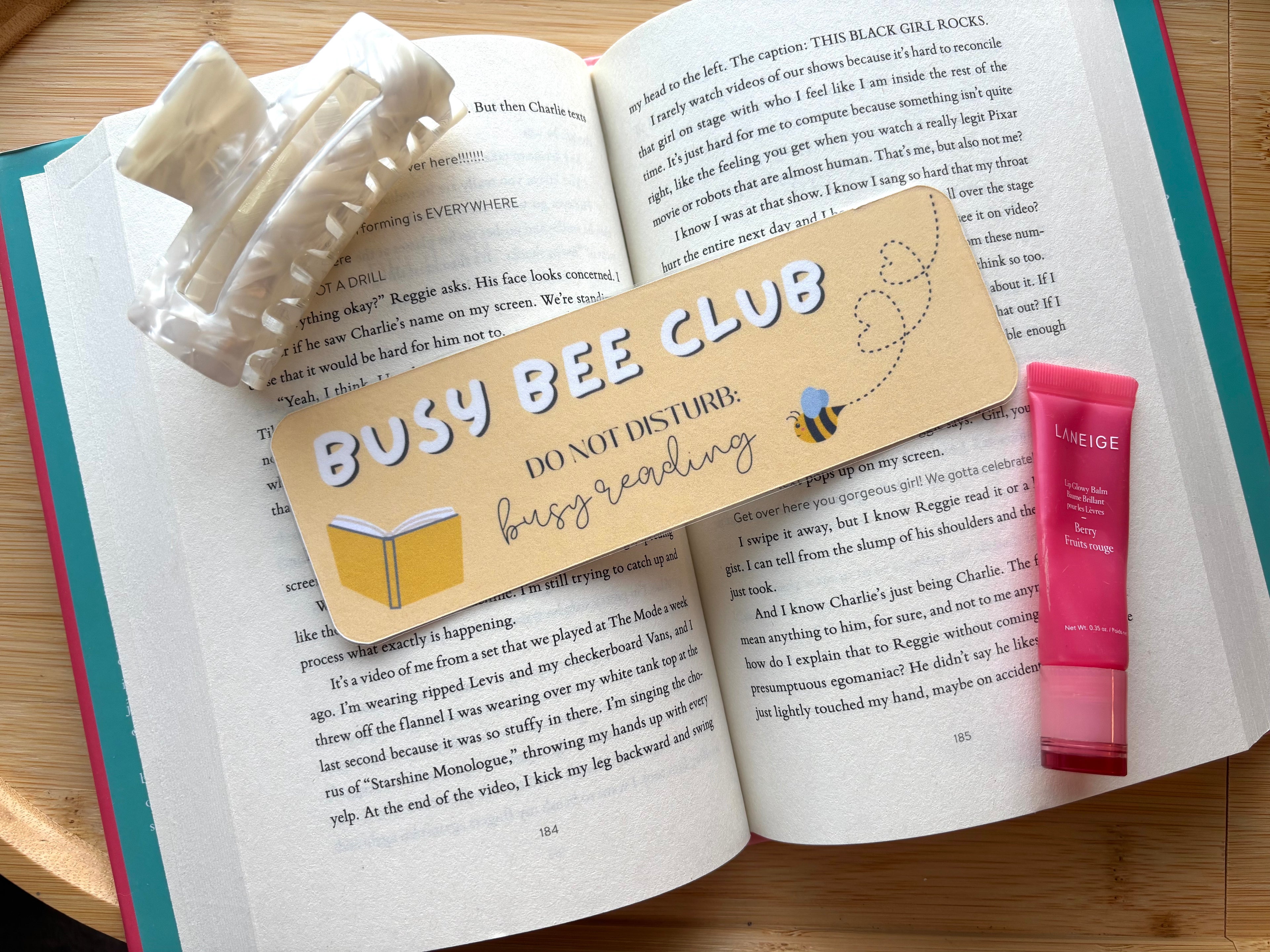 Busy Bee Club Bookmark