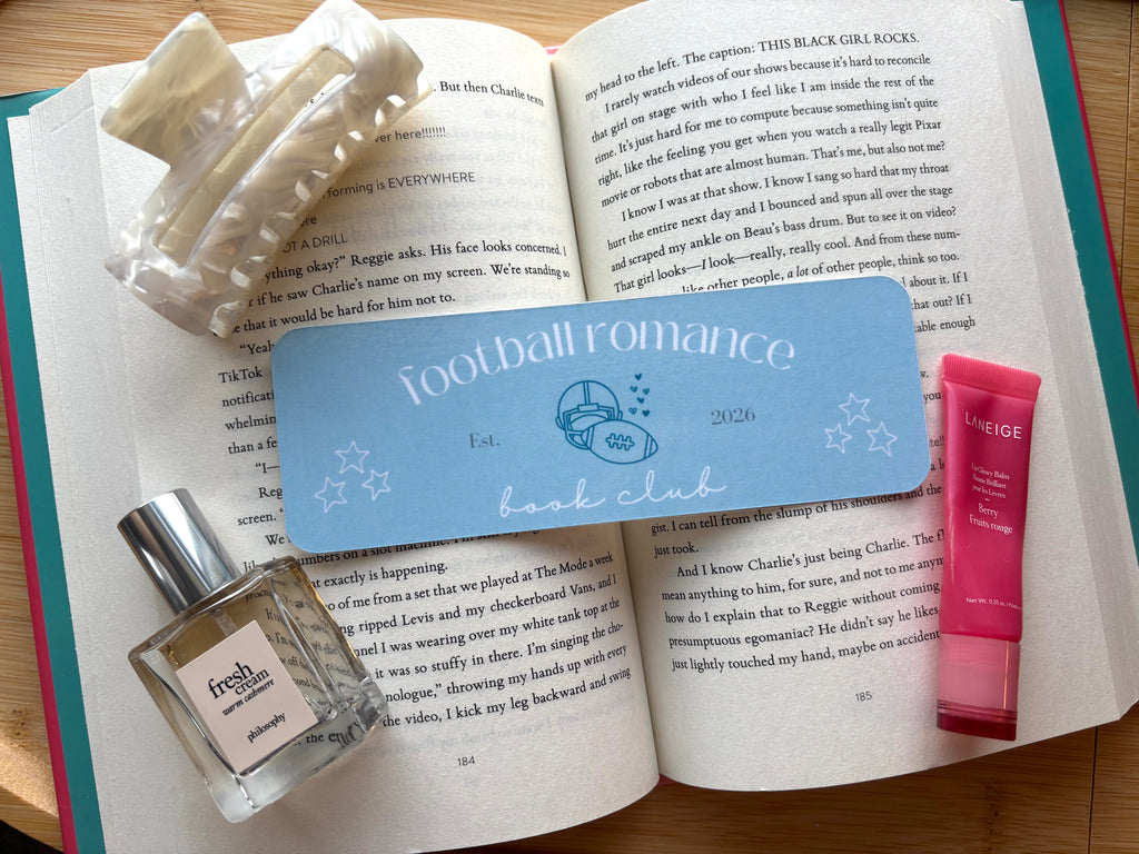 Football Romance Bookmark