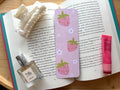 Pink Strawberry Bookmark