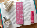 Pink Bows Bookmark