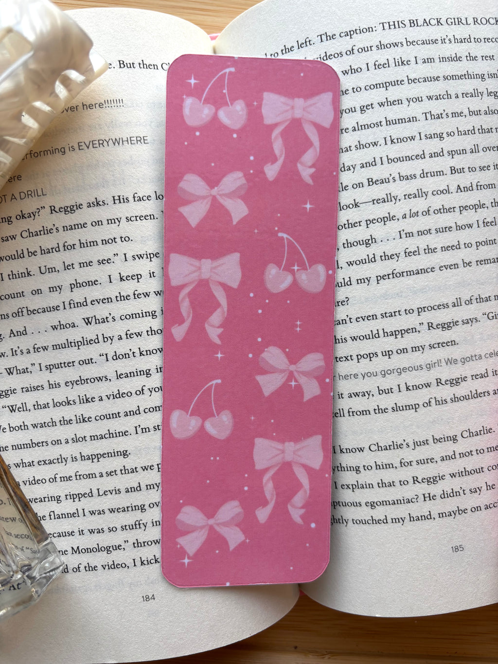 Pink Bows Bookmark