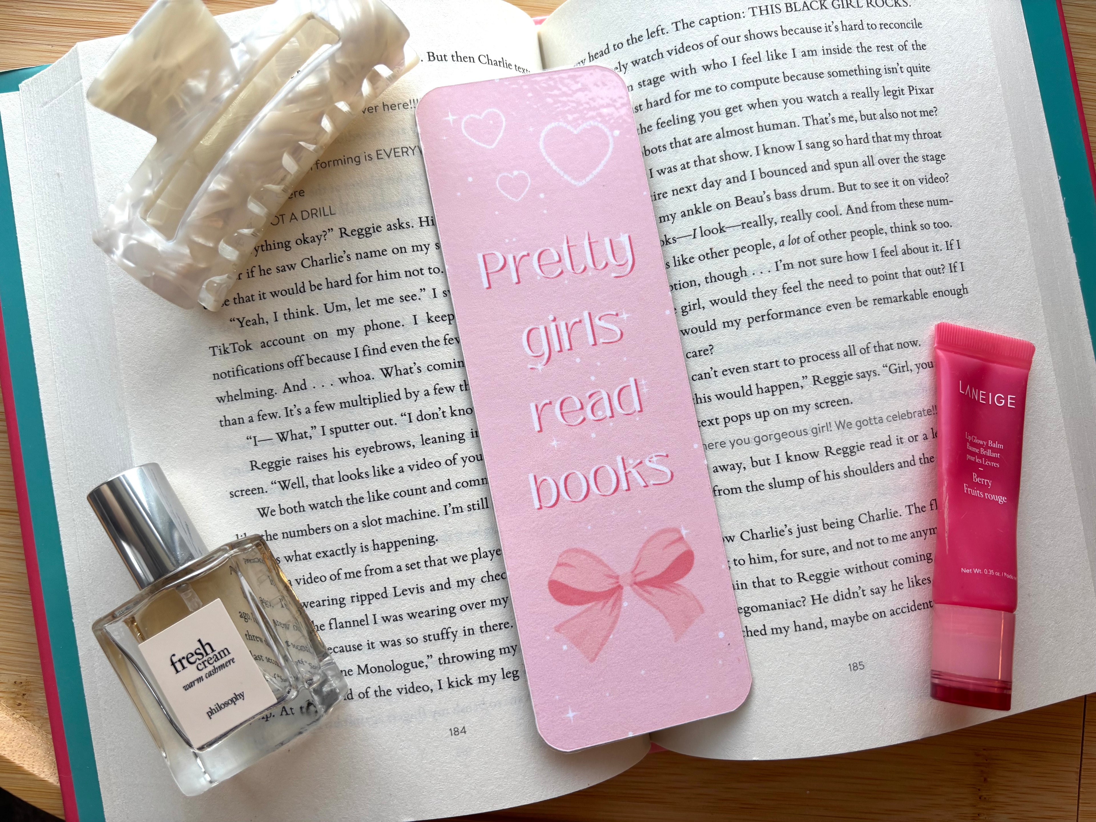 Pretty Girls Read Books Bookmark