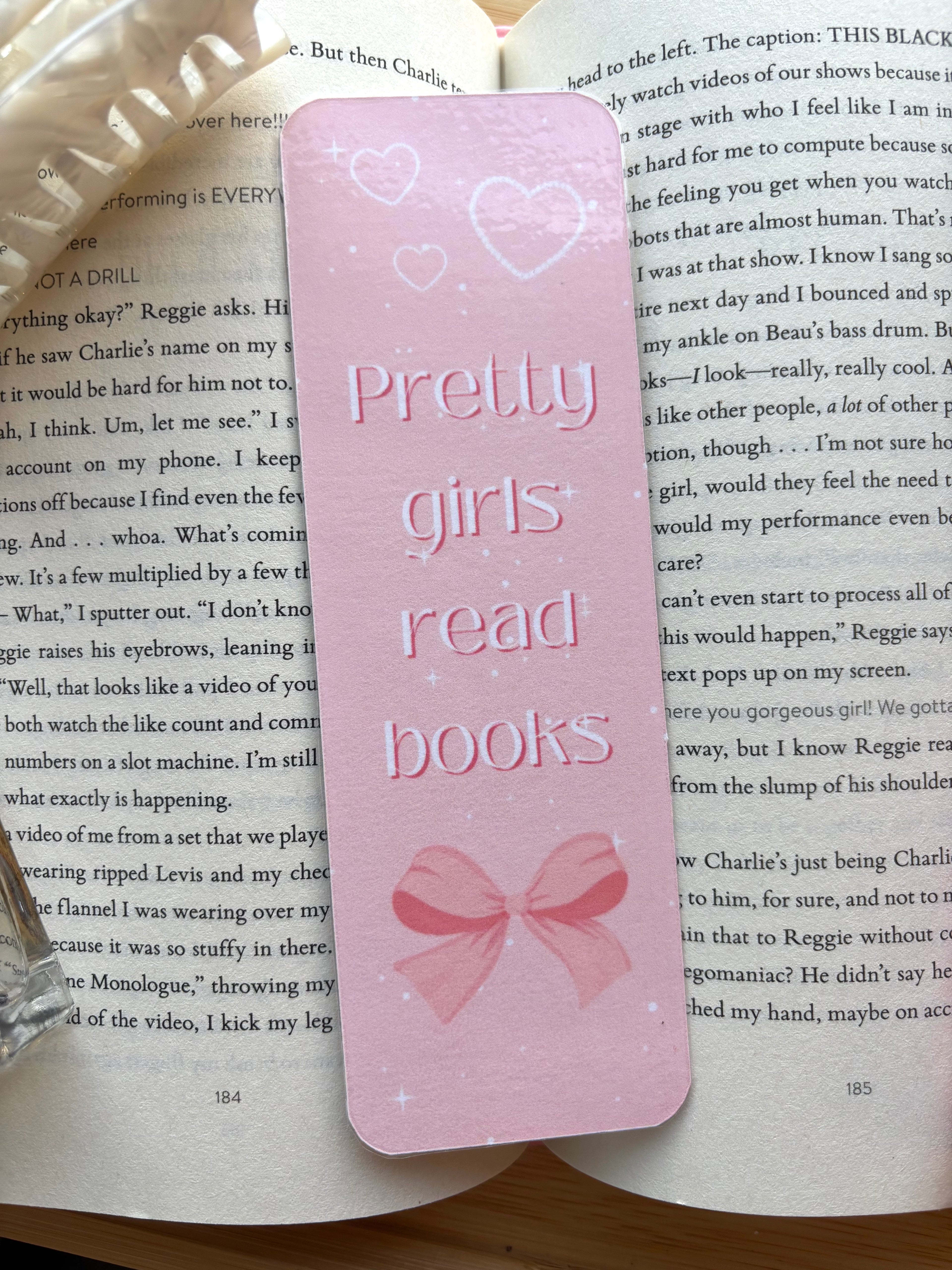 Pretty Girls Read Books Bookmark