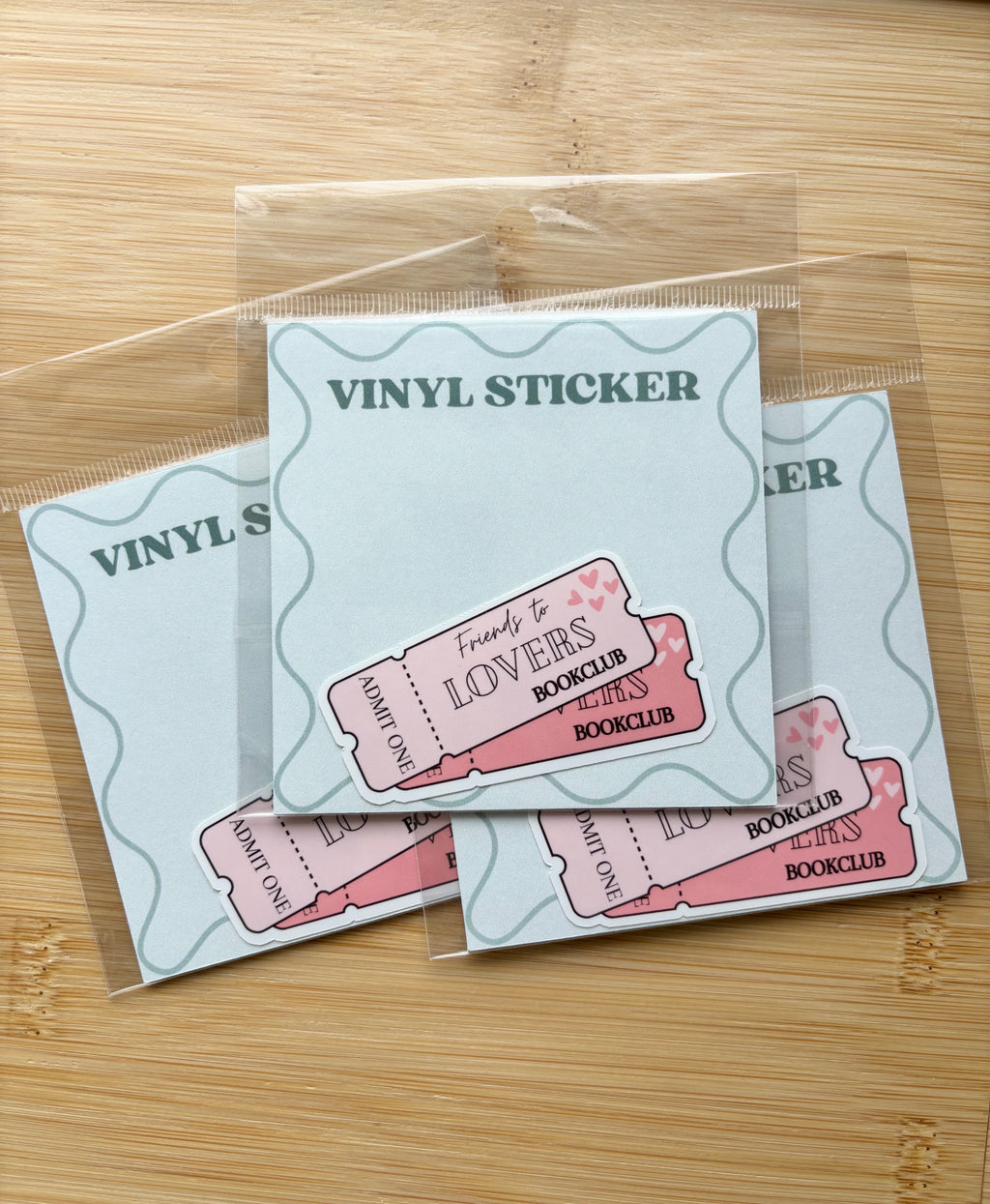 Book Trope Ticket Sticker