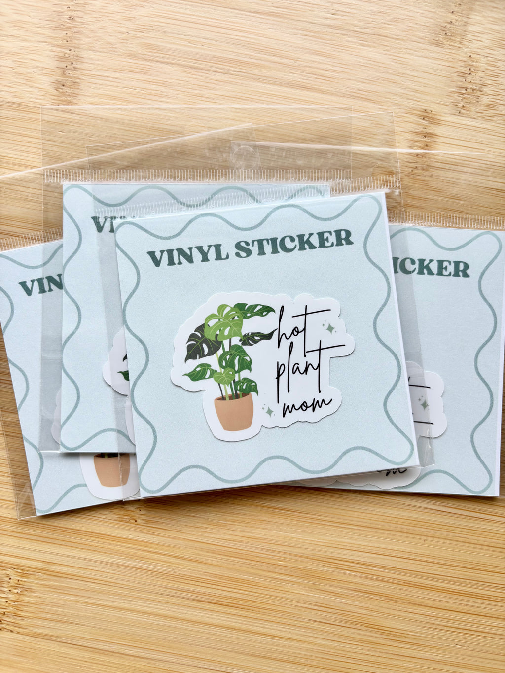 Hot Plant Mom Sticker
