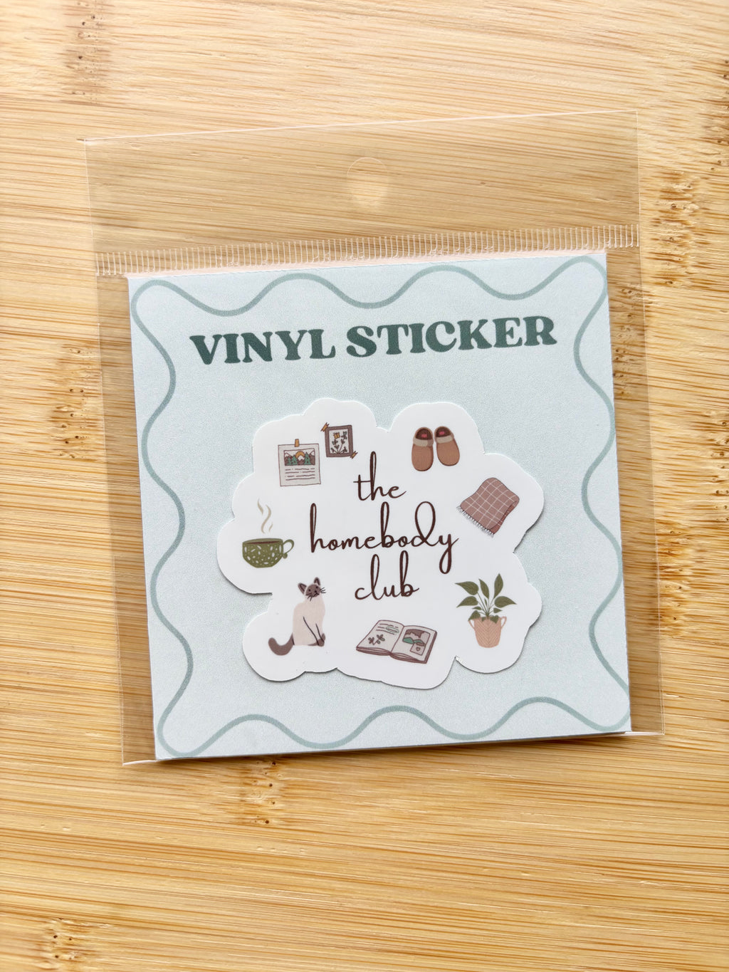 The Homebody Club Sticker