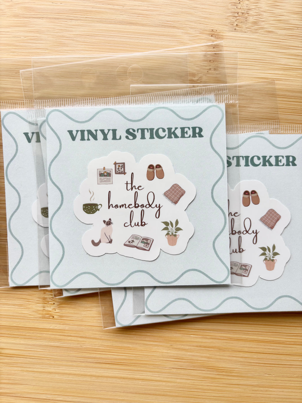The Homebody Club Sticker