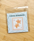 Orange Flower Stamp Sticker