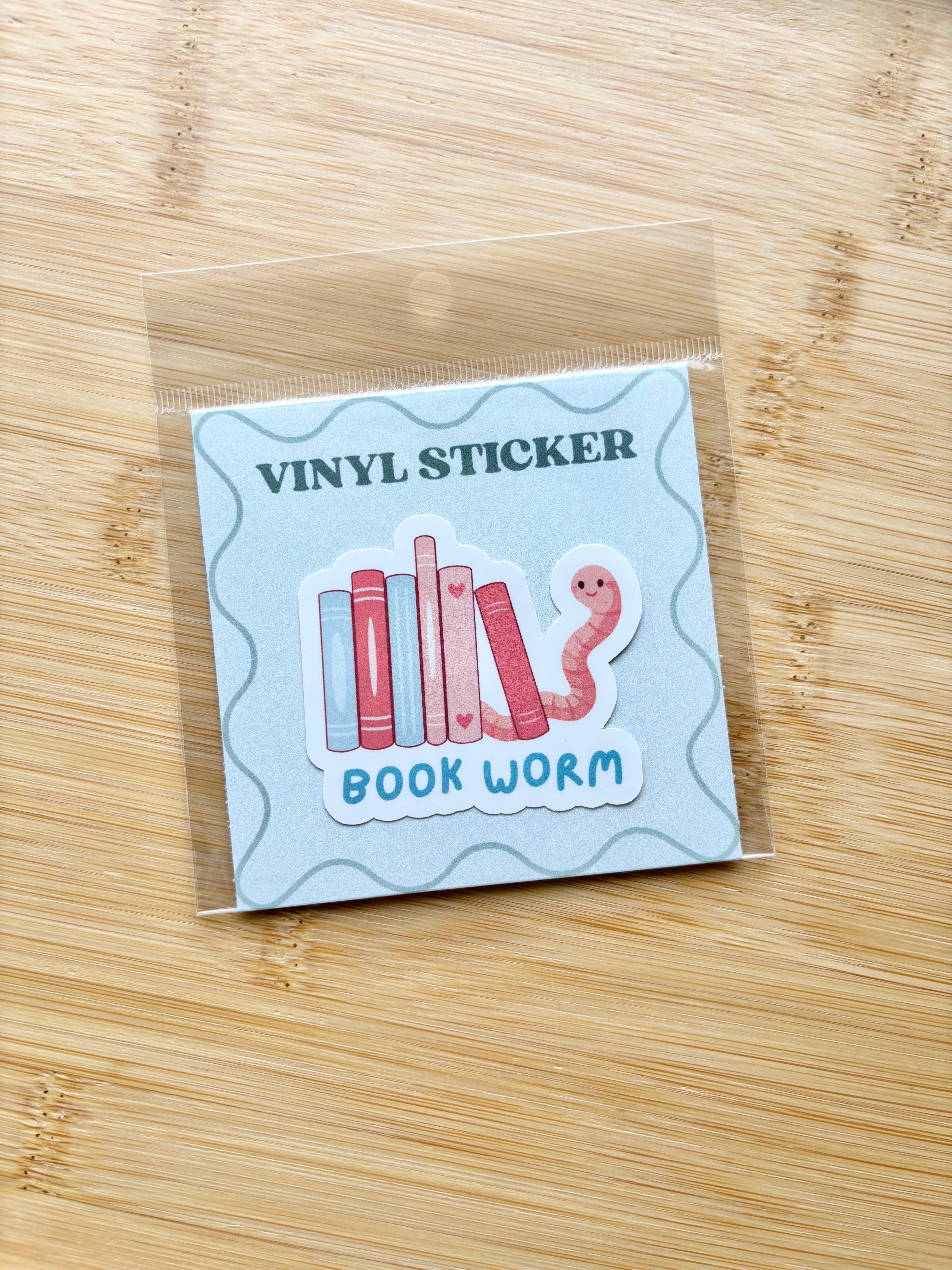 Book Worm Sticker