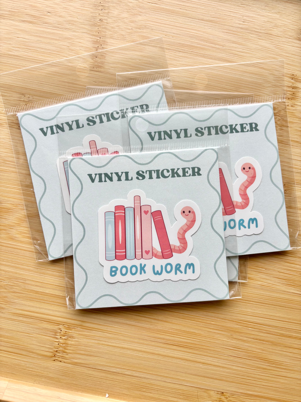 Book Worm Sticker