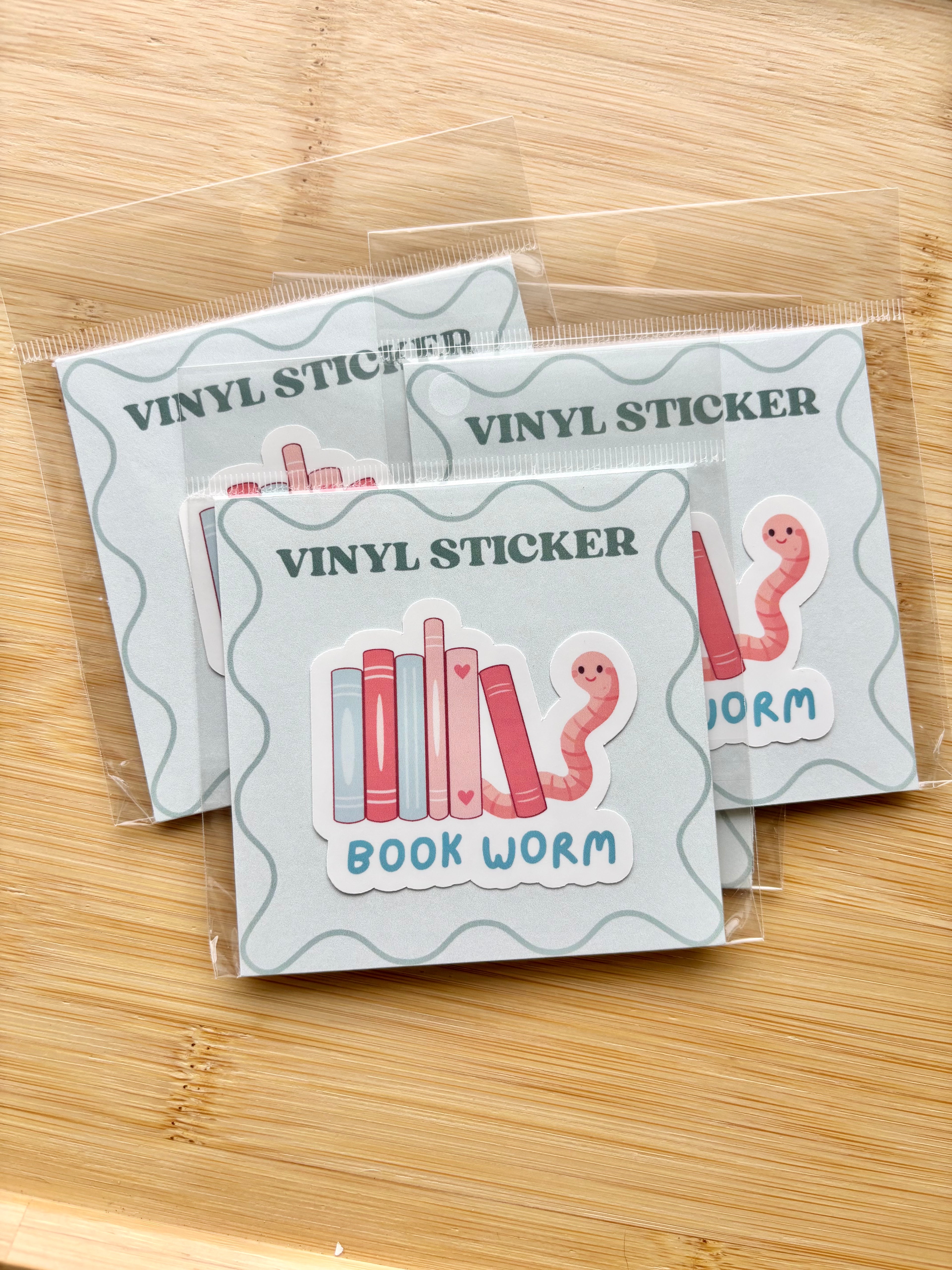 Book Worm Sticker