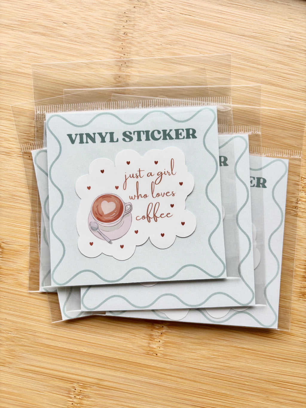 Just a Girl Who Loves Coffee Sticker