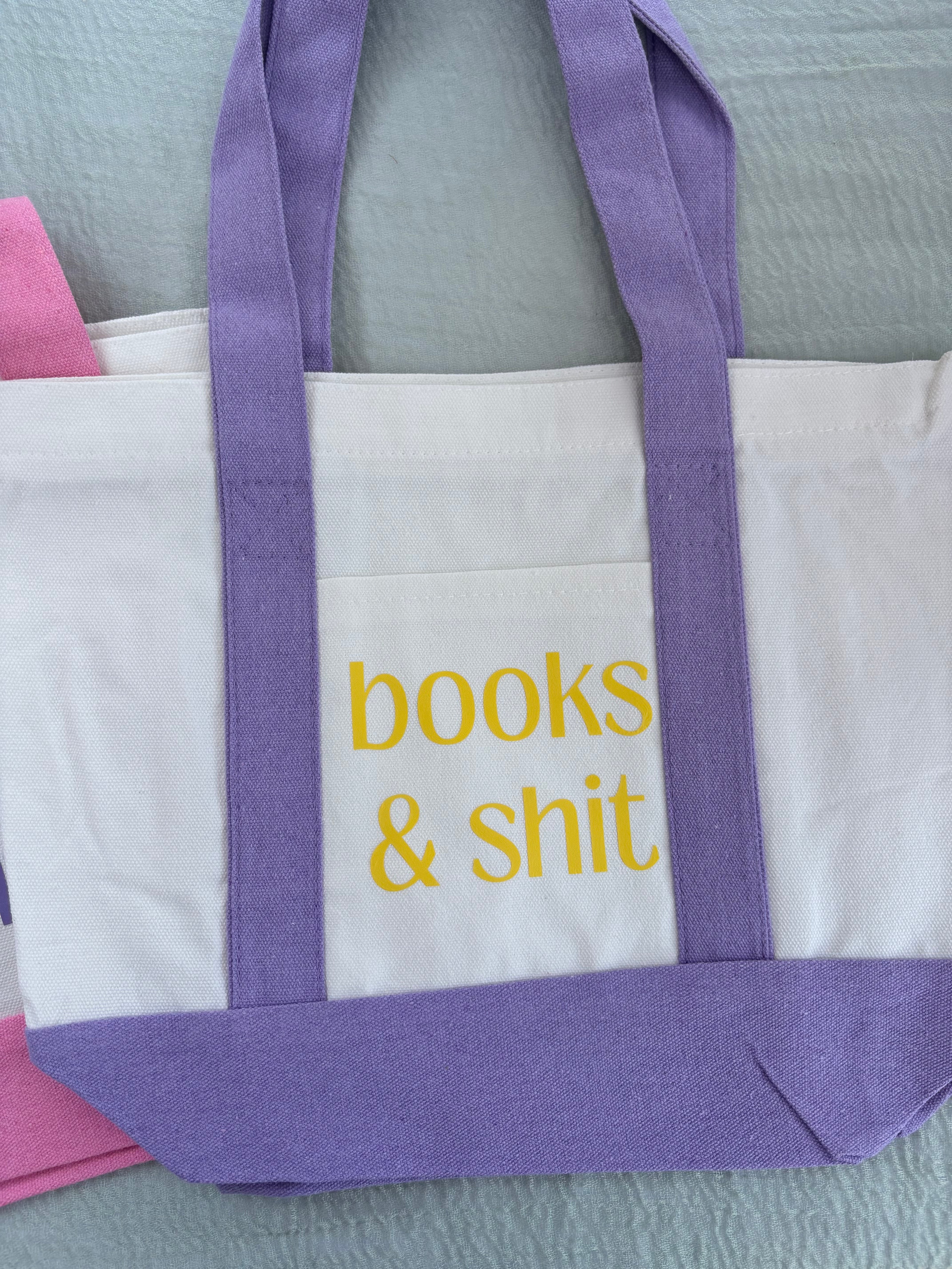 Books & Shit Mini Tote Bag