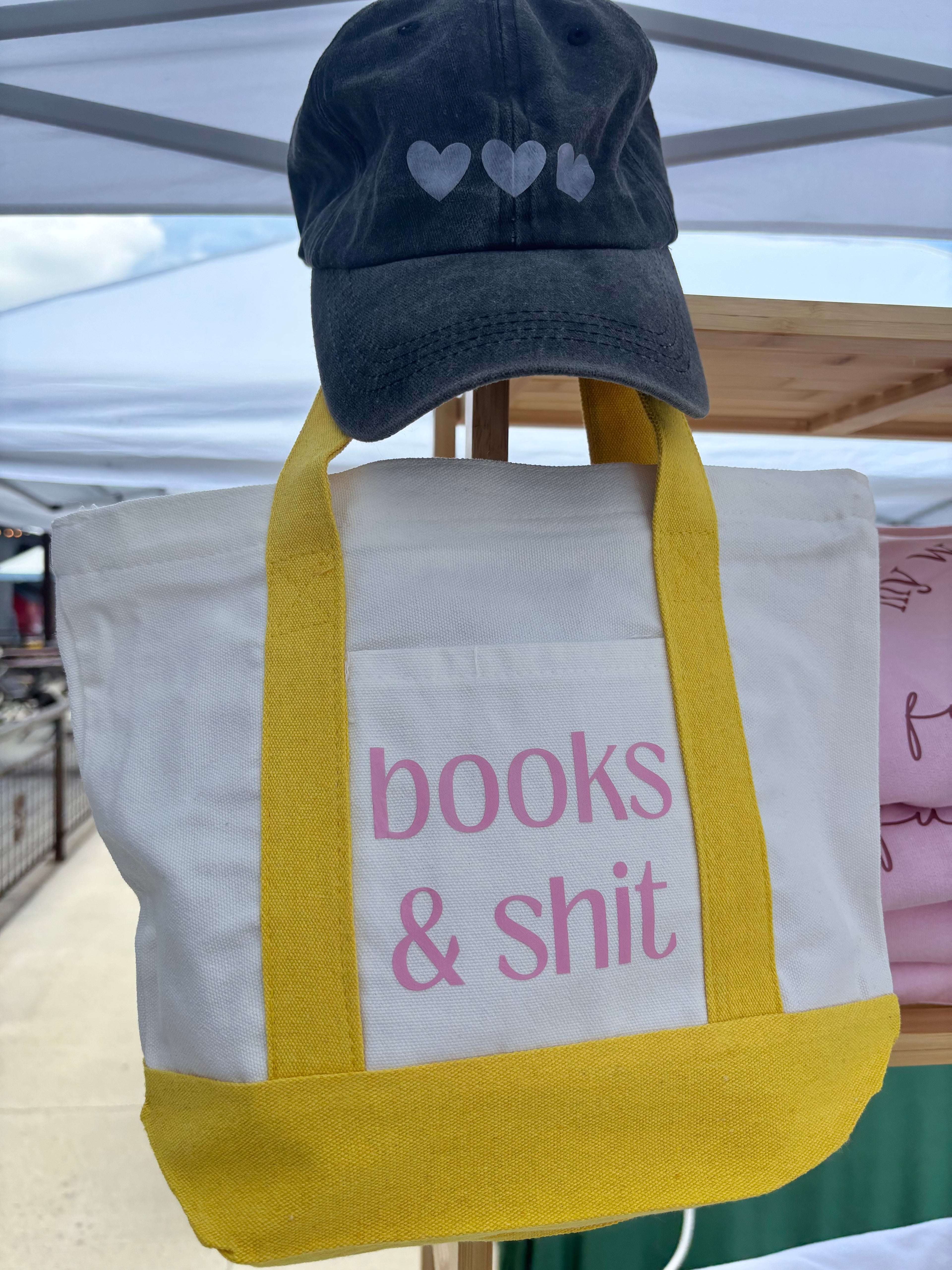 Books & Shit Mini Tote Bag