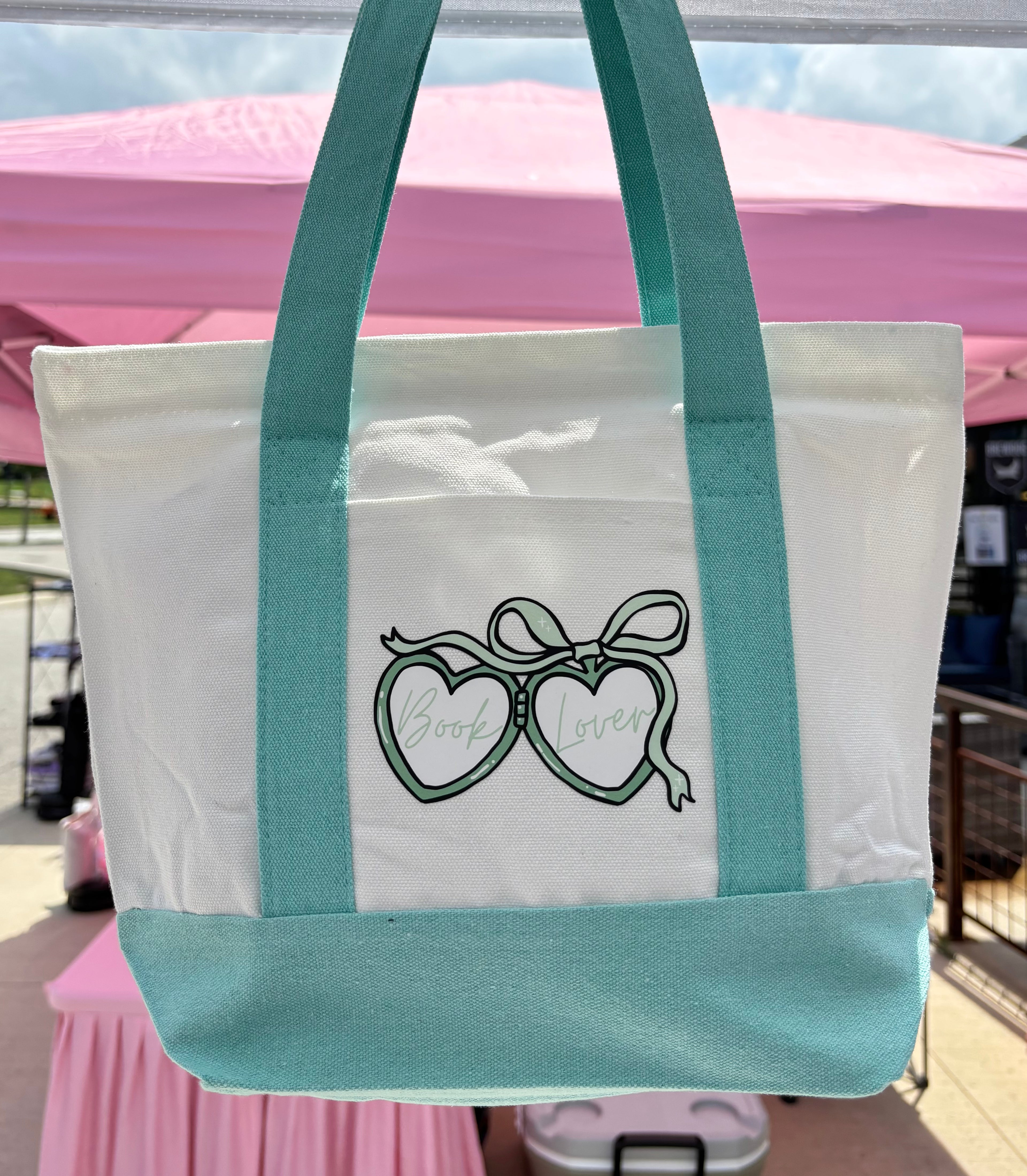 Book Lover Mini Tote Bag