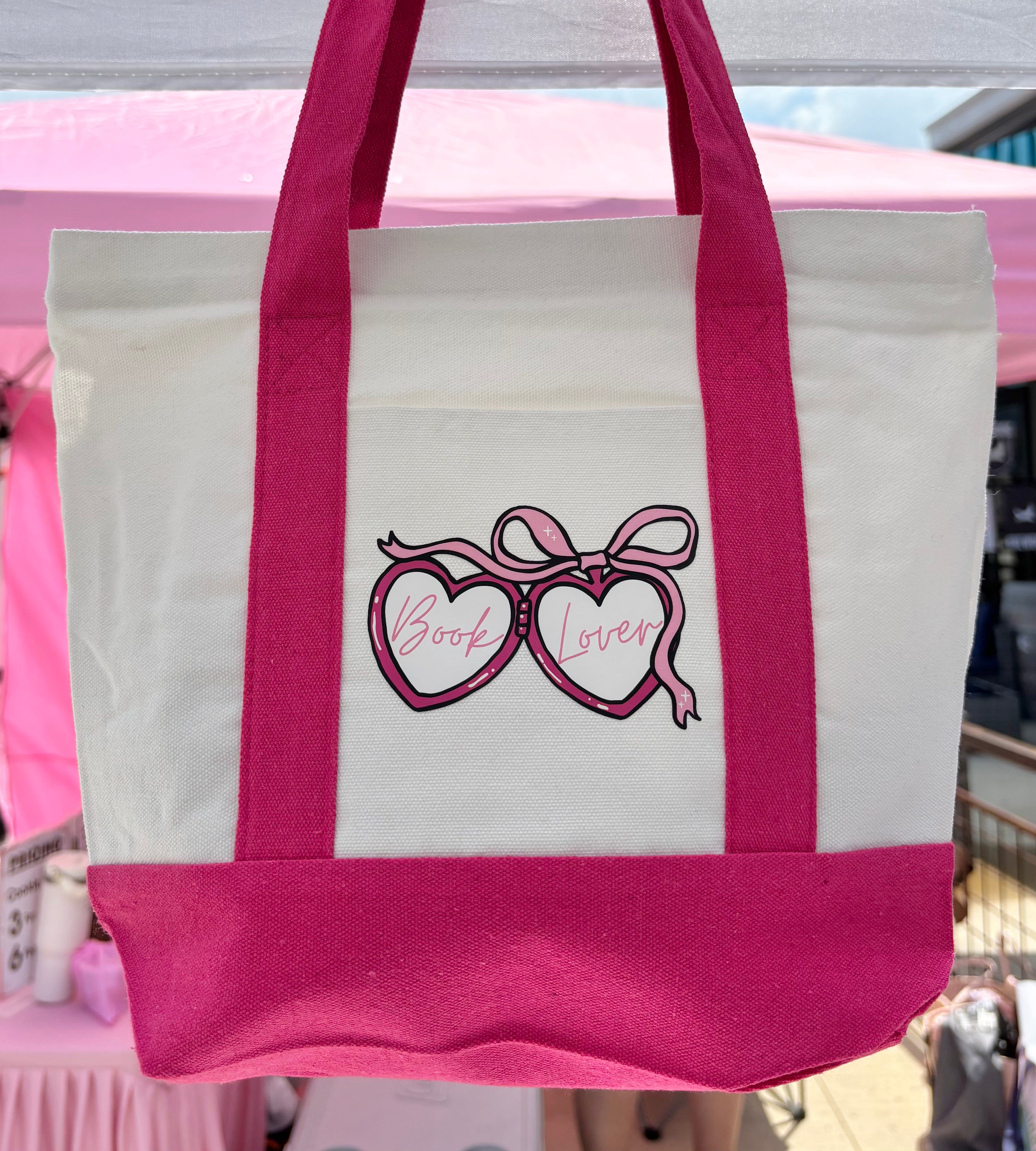 Book Lover Mini Tote Bag