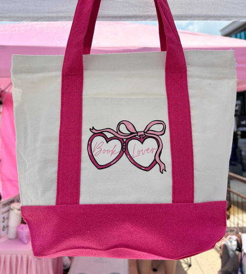 Book Lover Mini Tote Bag