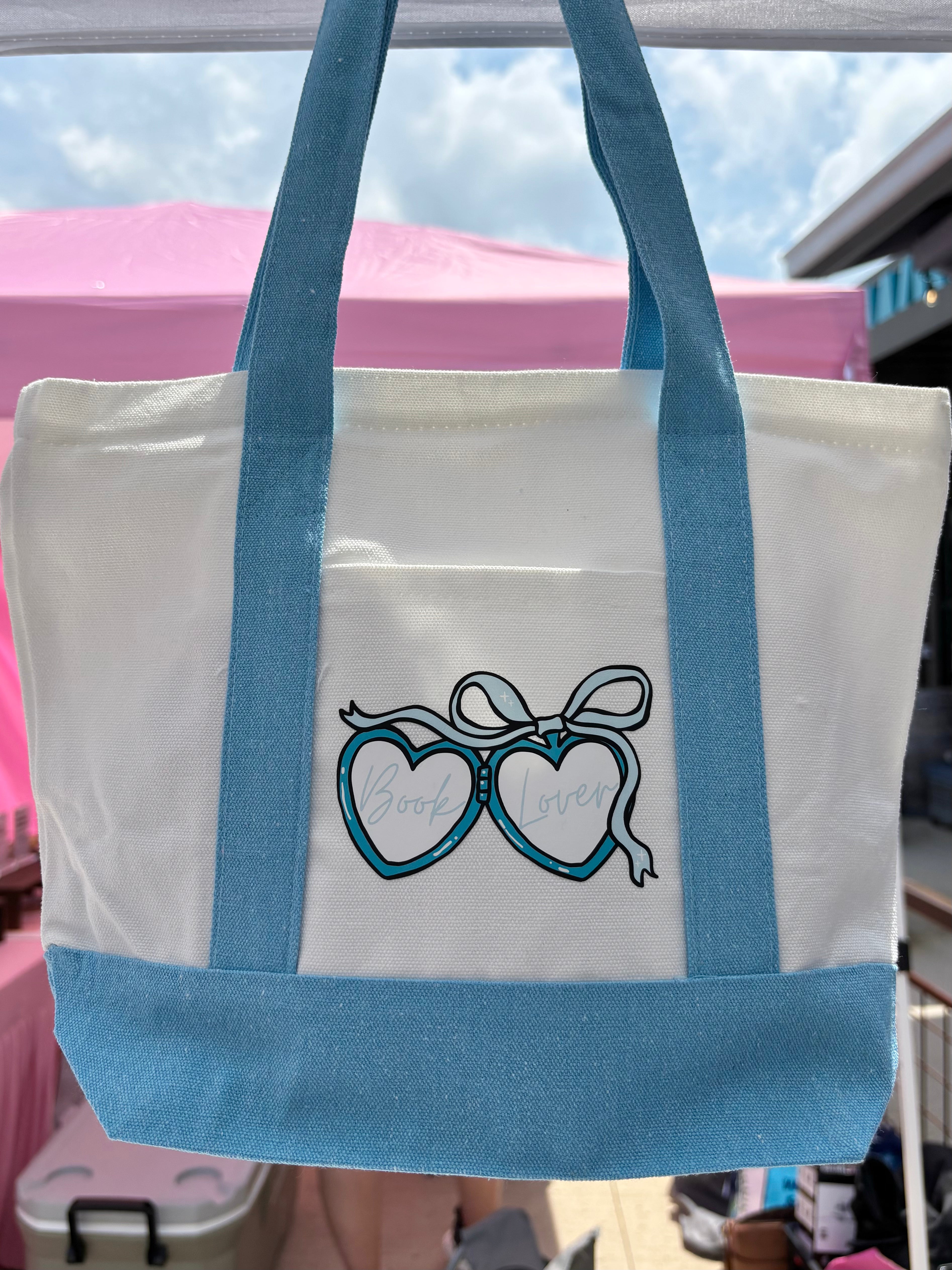 Book Lover Mini Tote Bag