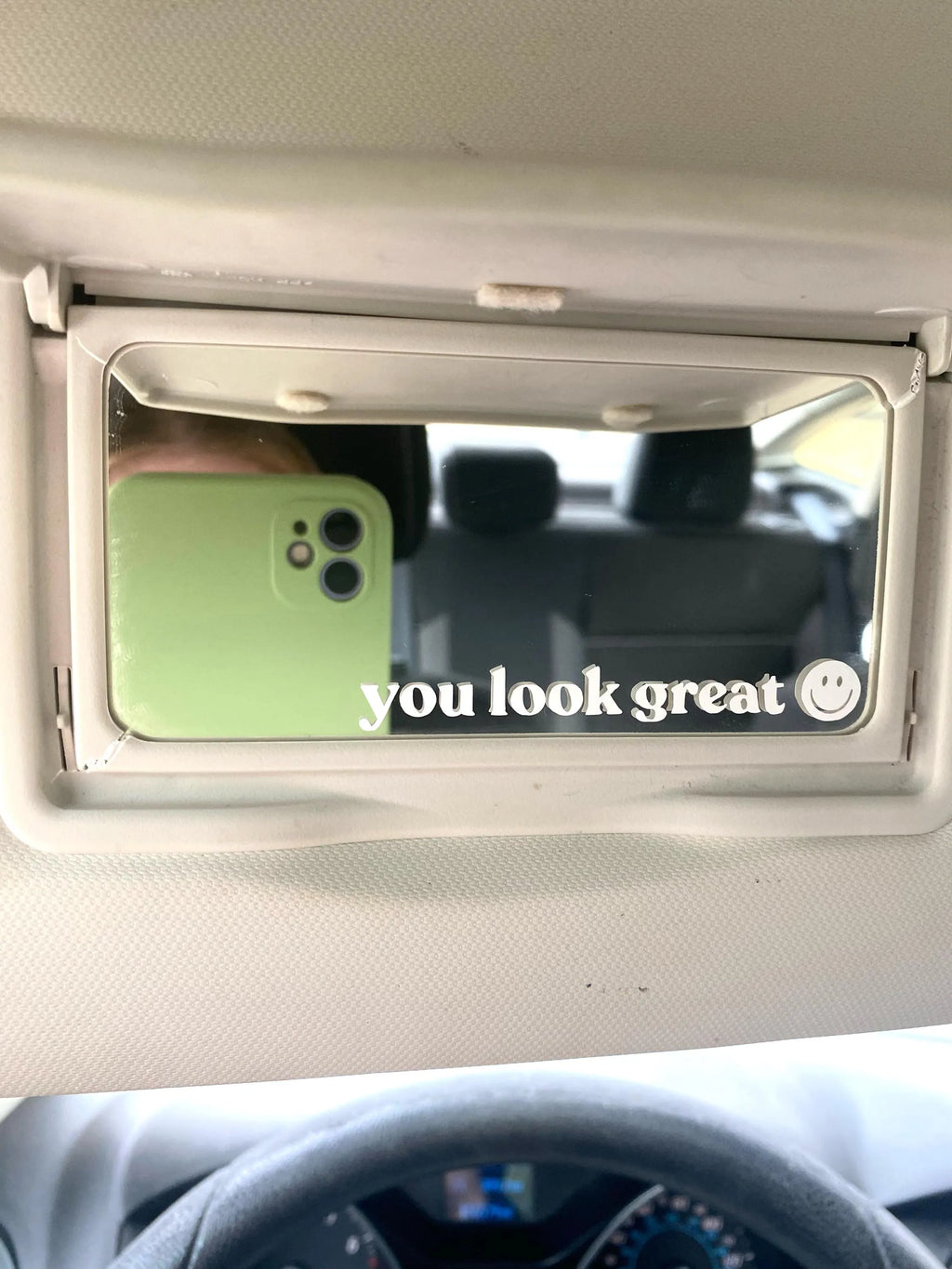 Shut Up, You Look Cute Mirror Decal